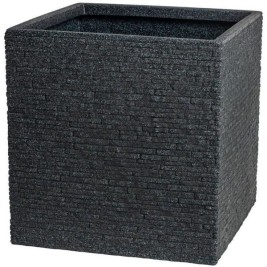 Саксия Strata Дъска 39 x 39 x 39 cm Цимент Пластмаса Квадратек