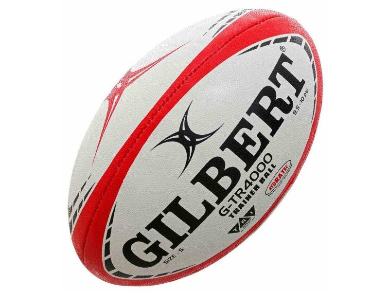 Топка за Ръгби Gilbert G-TR4000 Бял 28 cm Червен