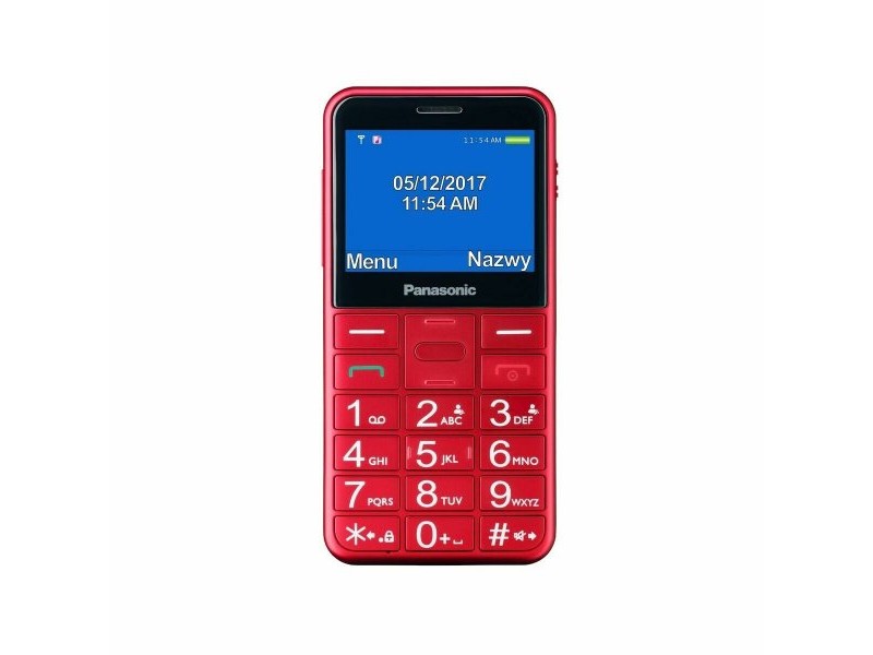 Мобилен телефон за по-възрастни хора Panasonic KX-TU155EXRN 2,4 Мобилен телефон за по-възрастни хора Panasonic KX-TU155EXRN 2,4