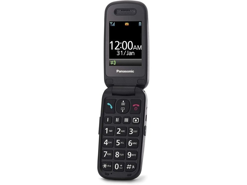 Мобилен телефон за по-възрастни хора Panasonic KX-TU446EXB 2,4