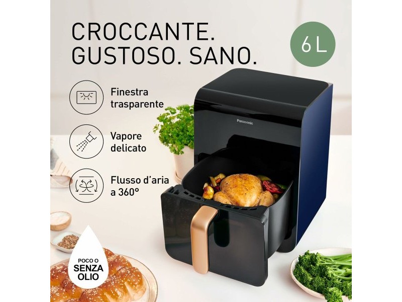 въздушен фритюрник Panasonic NF-CC600AXE 1450 W 6 L въздушен фритюрник Panasonic NF-CC600AXE 1450 W 6 L