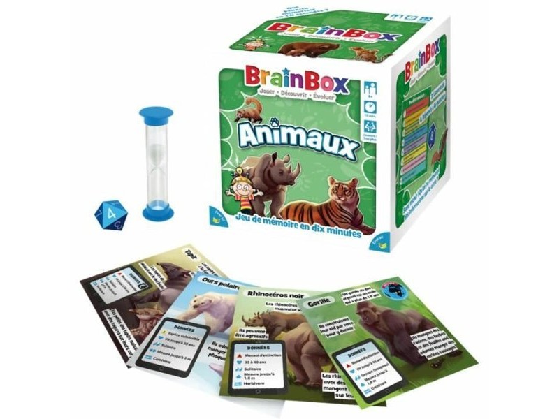 Образователна Игра Asmodee BrainBox - Animales