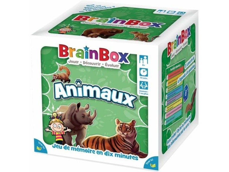 Образователна Игра Asmodee BrainBox - Animales