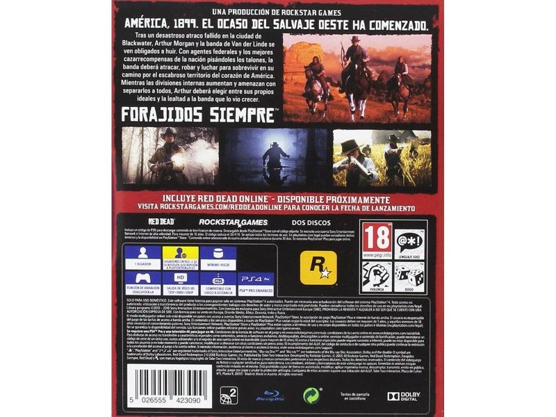 Видеоигра PlayStation 4 Sony RDR2