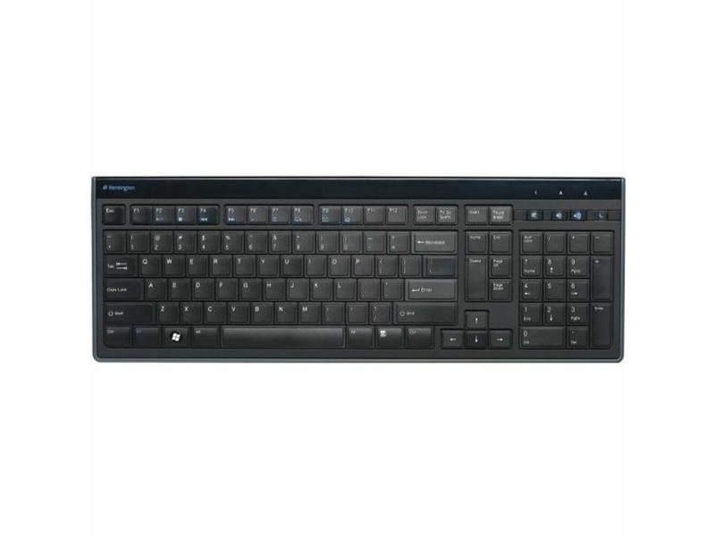 Клавиатура Kensington Advance Fit AZERTY Черен Матово черно френски AZERTY