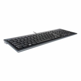 Клавиатура Kensington Advance Fit AZERTY Черен Матово черно френски AZERTY