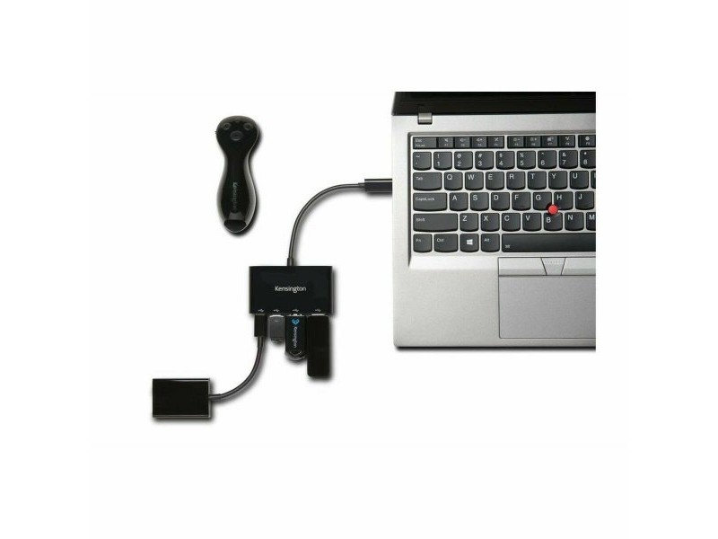USB извод Kensington Черен