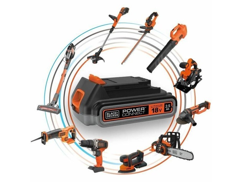 Презареждаща се литиева батерия Black & Decker BL2018 18 V Litio Ion 2 Ah