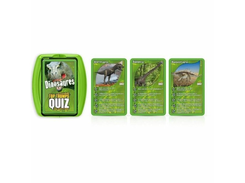 Набор от въпроси и отговори Top Trumps Quiz Dinosaures