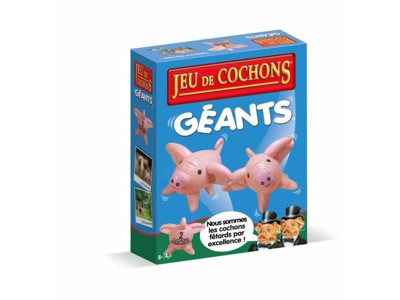 Надуваем Winning Moves Jeu de Cochons Geants (FR)