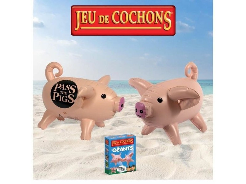 Надуваем Winning Moves Jeu de Cochons Geants (FR)