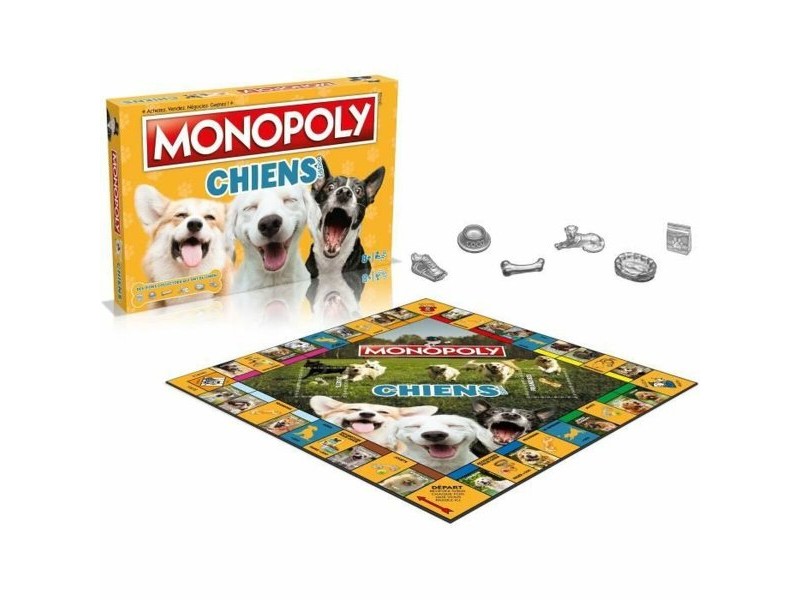 Настолна игра Winning Moves Monopoly Chiens