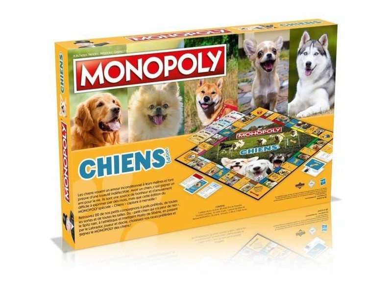 Настолна игра Winning Moves Monopoly Chiens