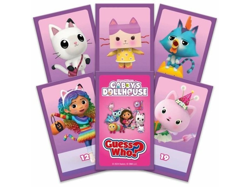 Настолна игра Winning Moves Who is it? Gabby and the Magic House - Gabby's Dollhouse Version