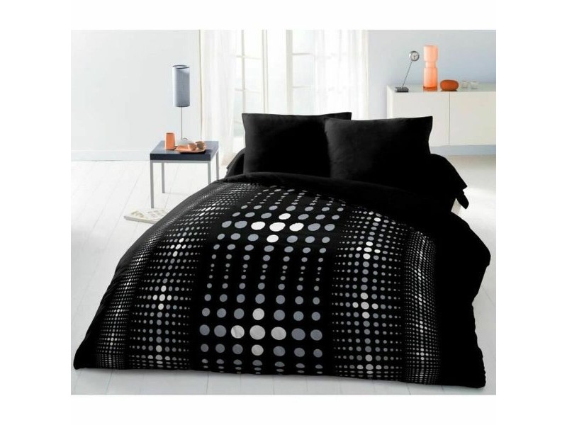 Комплект покривка за завивка HOME LINGE PASSION Steevy Черен Сив Двойно легло 220 x 240 cm