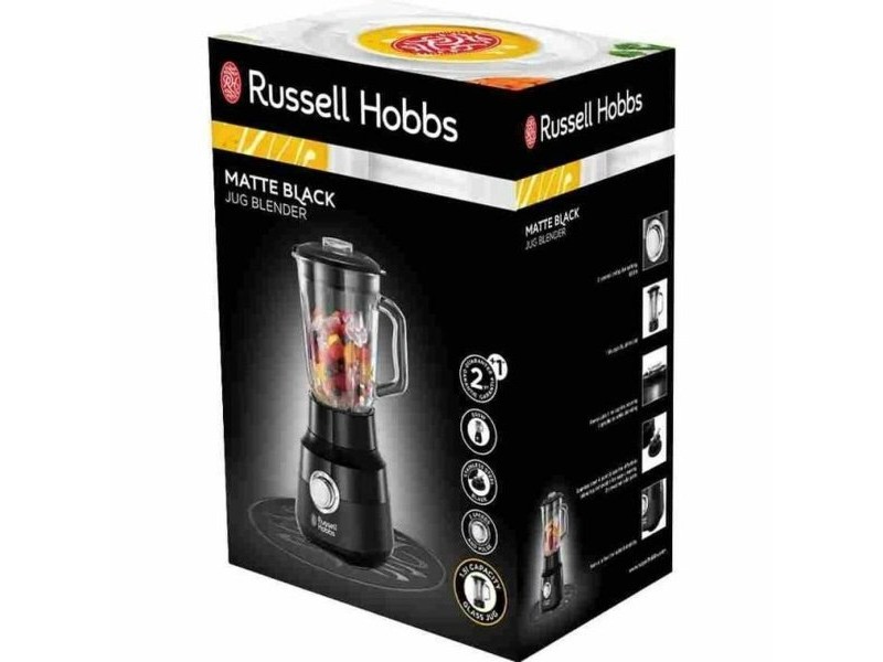 Блендер с чаша Russell Hobbs Matte Black 24722-56 650 W 1,5 L Черен