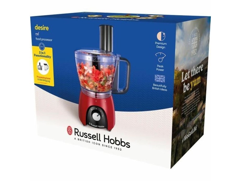 Кухненски робот Russell Hobbs Desire Red Червен 600 W