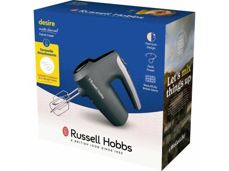 Ръчен миксер Russell Hobbs Desire Matte Charcoal (1 броя)