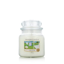 Ароматизирана Свещ Yankee Candle Classic Medium Jar Candles Clean Cotton 411 g