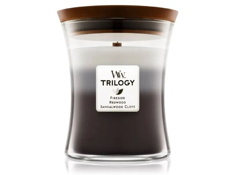 Ароматизирана Свещ Woodwick Trilogy Medium Hourglass Candles