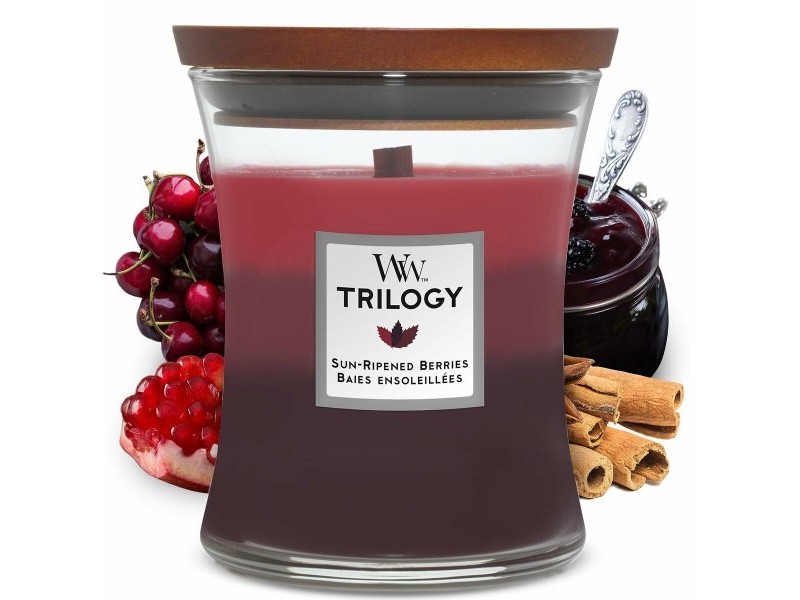 Ароматизирана Свещ Woodwick Black Cherry 275 g