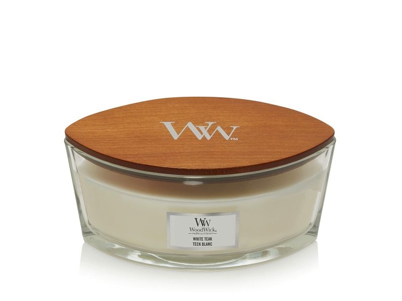 Ароматизирана Свещ Woodwick Core Ellipse White Teak 453 g