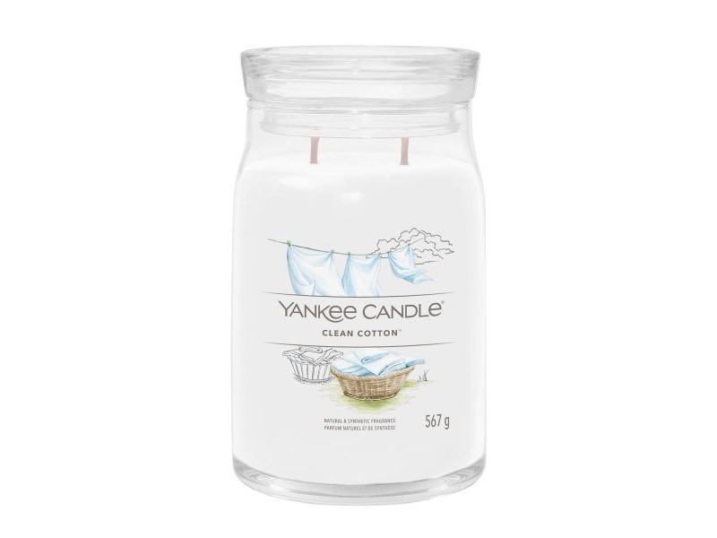 Ароматизирана Свещ Yankee Candle Clean Cotton 567 g