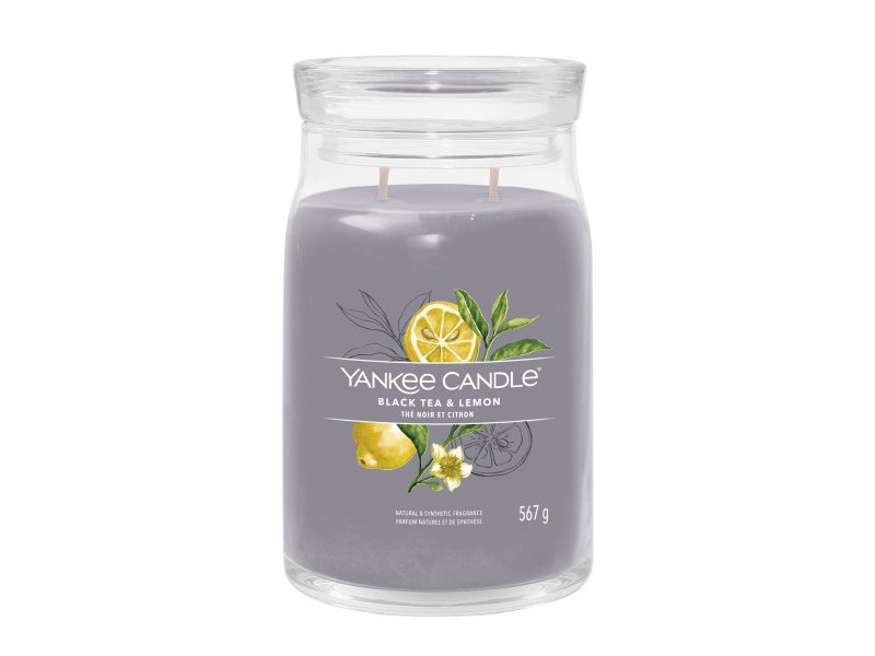 Ароматизирана Свещ Yankee Candle Лимон Черен чай 567 g Ароматизирана Свещ Yankee Candle Лимон Черен чай 567 g