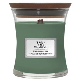 Ароматизирана Свещ Woodwick Mint Leaves & Oak 275 g