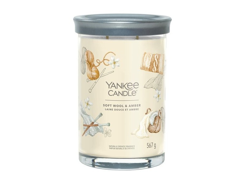 Ароматизирана Свещ Yankee Candle 567 g Wool & Amber