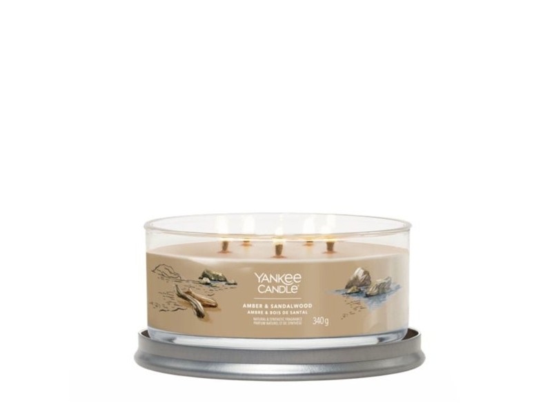 Ароматизирана Свещ Yankee Candle Amber & Sandalwood 340 g