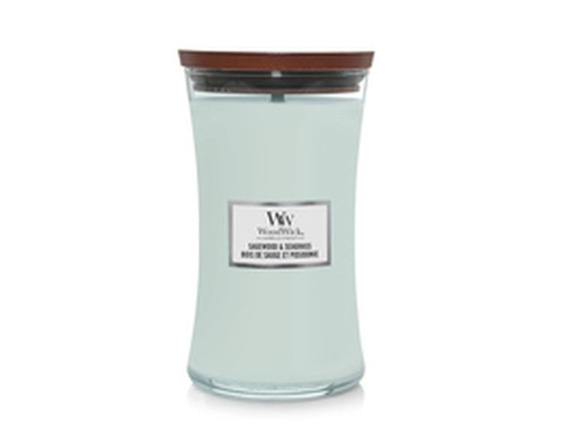 Ароматизирана Свещ Woodwick Sagewood & Seagrass 610 g