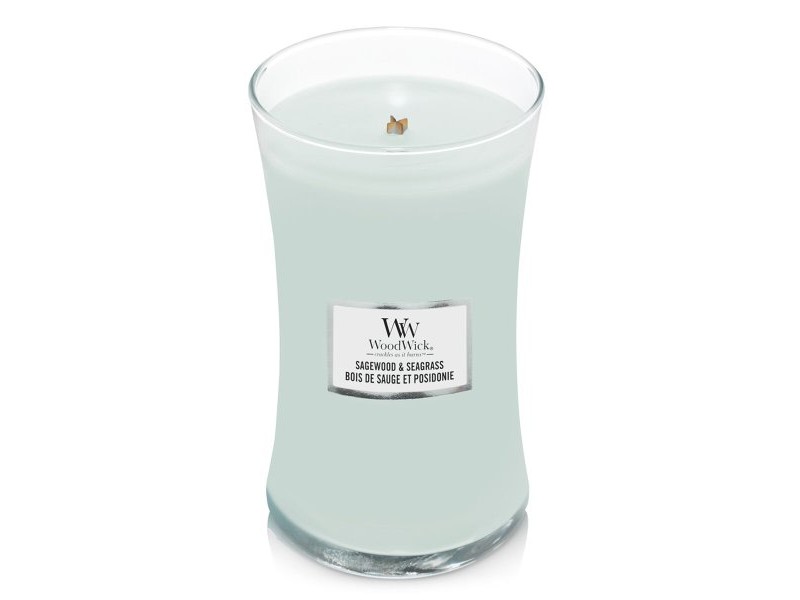 Ароматизирана Свещ Woodwick Sagewood & Seagrass 610 g