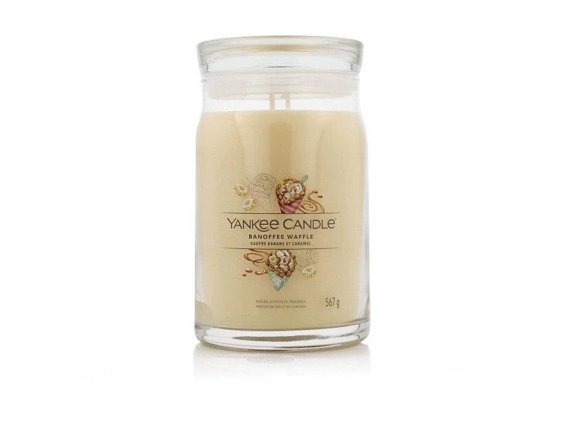 Ароматизирана Свещ Yankee Candle Signature Large Jar Banoffee Waffle 567 g
