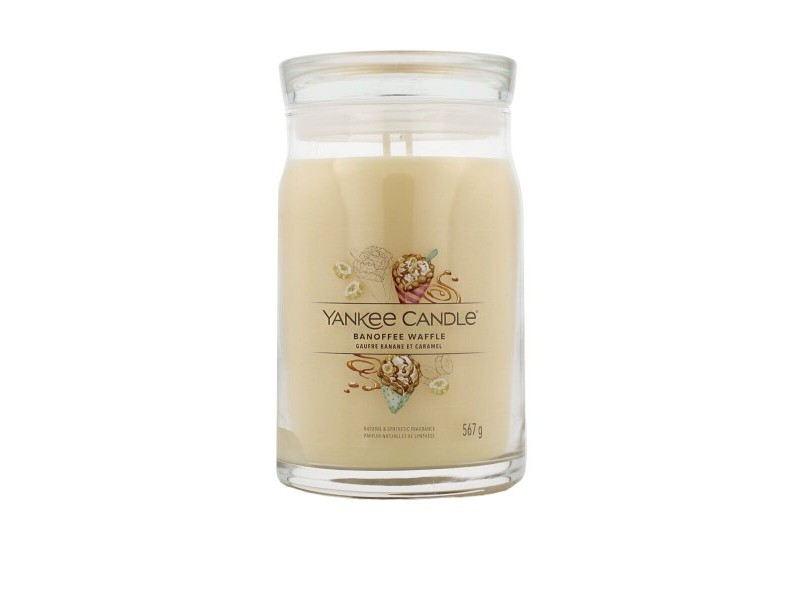 Ароматизирана Свещ Yankee Candle Signature Large Jar Banoffee Waffle 567 g