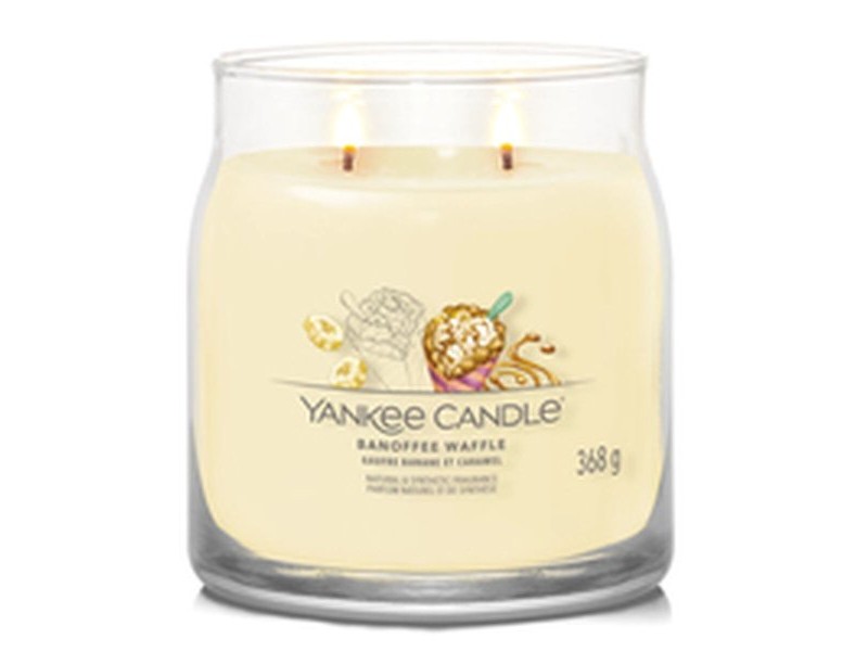Ароматизирана Свещ Yankee Candle Banoffee Waffle 368 g