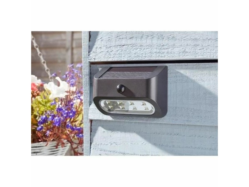 Аплик за стена Smart Garden Sentinel Слънчева светлина Черен 50 lm (2 броя)