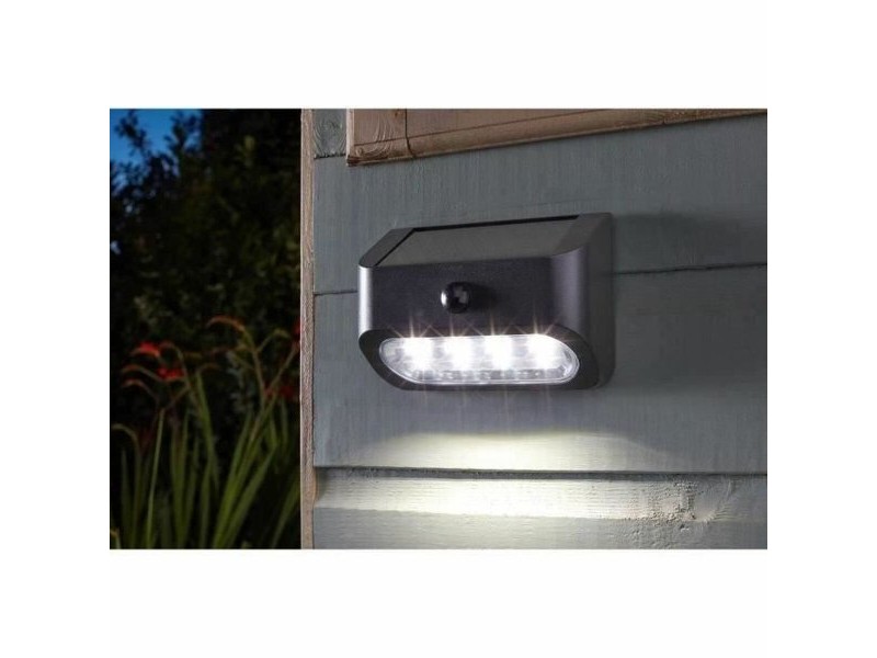 Аплик за стена Smart Garden Sentinel Слънчева светлина Черен 50 lm (2 броя)