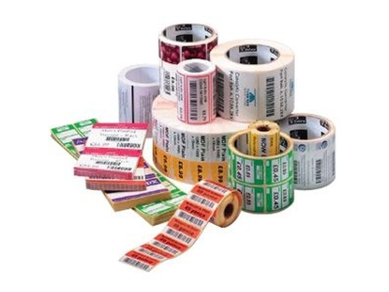 Етикети за принтер Zebra Select 2000D Бял Черен Ø 25 mm (12 броя)