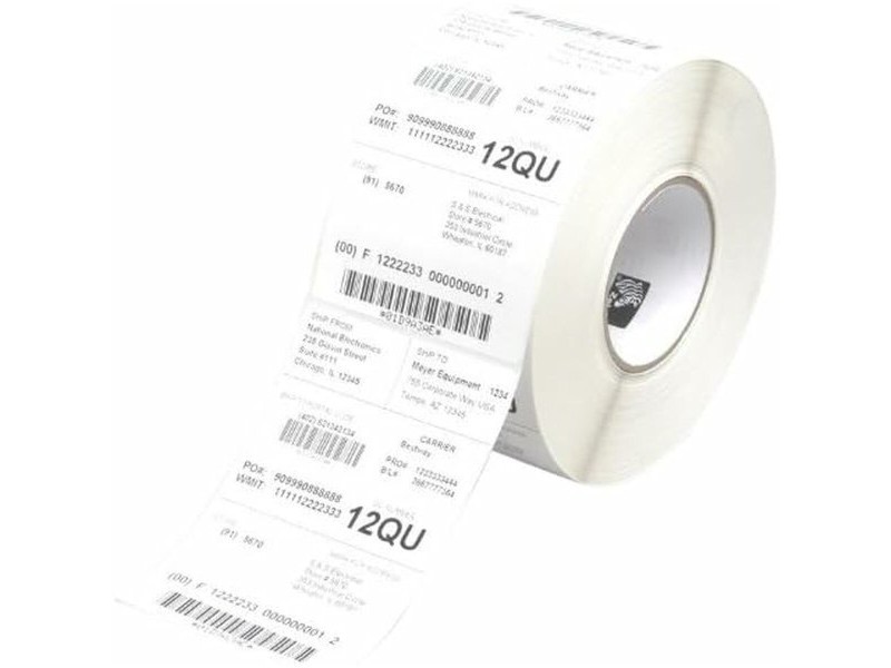Етикети за принтер Zebra Perform 1000T Бял Ø 76 mm (4 броя)