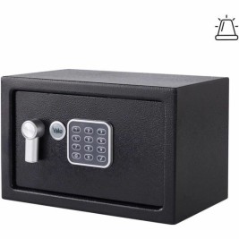 Сейф с електронна ключалка Yale Черен 8,6 L 20 x 31 x 20 cm Стомана