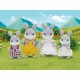 Комплект за Кукли Sylvanian Families Family Gray Rabbit