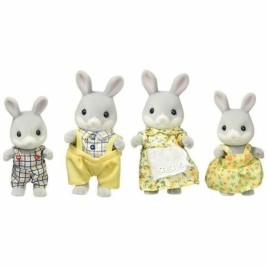 Комплект за Кукли Sylvanian Families Family Gray Rabbit