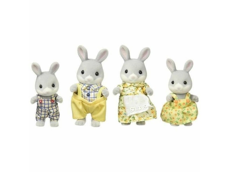 Комплект за Кукли Sylvanian Families Family Gray Rabbit