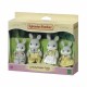 Комплект за Кукли Sylvanian Families Family Gray Rabbit