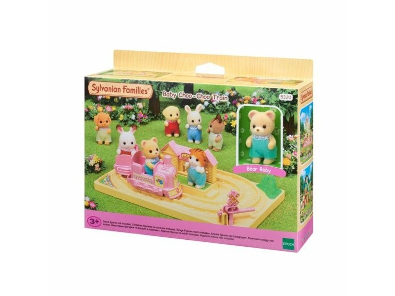 Playset Sylvanian Families The Chu-Chu Train and Baby Bear