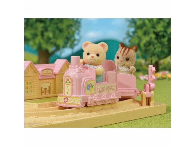 Playset Sylvanian Families The Chu-Chu Train and Baby Bear