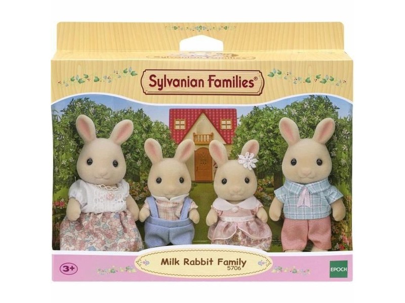 Комплект за Кукли Sylvanian Families 5706 Заек Семейство 4 Части