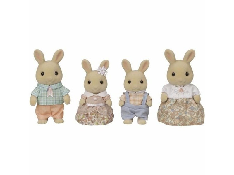Комплект за Кукли Sylvanian Families 5706 Заек Семейство 4 Части