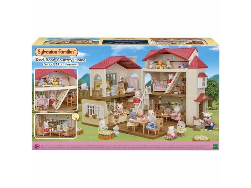 Playset Sylvanian Families Red Roof Country Home Къща за Кукли Заек